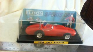 Vintage 1960s Eldon 1/32 Scale Offy Racer Slot Car - - Old - Rare With Display Box