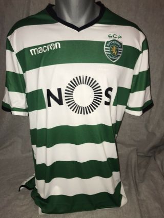 Sporting Club Portugal (lisbon) Home Shirt 2017/18 Large Rare