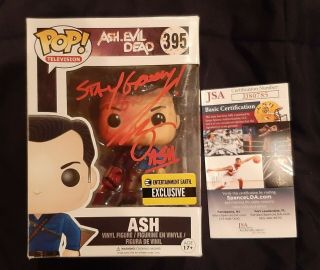 Bruce Campbell Signed Army Of Darkness Ash Funko Pop 53 Jsa Rare And Htf