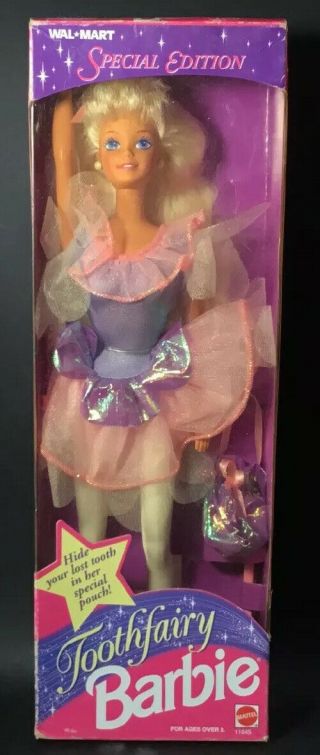 Vintage Barbie Special Edition 1994 Tooth Fairy Barbie Doll Nrfb Purple/pink