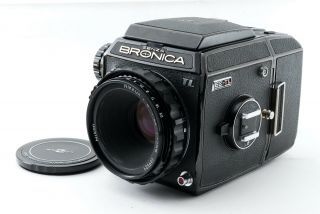 Rare " Exc,  5 " Zenza Bronica Ec - Tl Black,  Nikkor Pc 75mm F2.  8 From Japan 7330