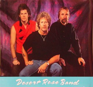Desert Rose Band - Pages Of Life - Rare Promotional Poster - 25 X 30