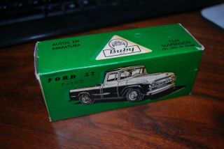 Buby Argentina 1957 Ford F 100 Pick Up Box Only,  Rare 1/40