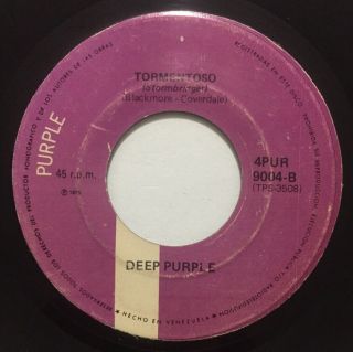 Deep Purple Stormbringer / Soldier Of Fortune Ultra Rare Press In Venez