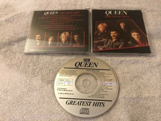 Queen Greatest Hits Emi Cd Made In The Uk Rare Oop