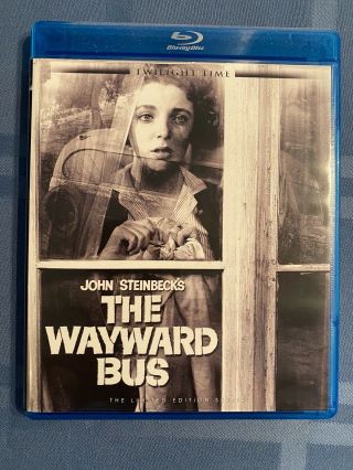 The Wayward Bus Blu - Ray Twilight Time Limited Ed Pre - Owned Very Good Oop/rare