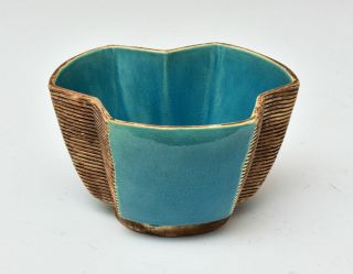 Laura Andreson Pottery Bowl,  Early And Rare,  Dated 1937