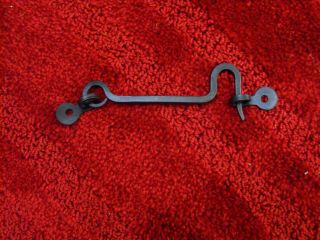 Blacksmith Custom Hand Forged Wrought Iron 3 " Hook And Eye Cabin Latch.