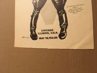 RARE vintage 1979 poster INTERNATIONAL MR LEATHER (1) Etienne 4