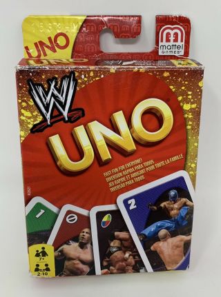 2012 Wwe Wrestling Uno Card Game Mattel Rare - 100 Complete