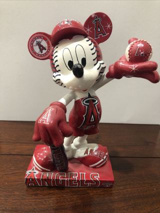 La Angels 2010 Mickey Mouse All Star Game Parade Statue Figurine Mlb Rare Item