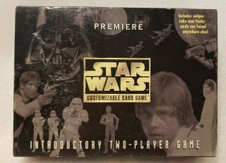 Vintage 1995 Star Wars Premiere Customizable Card Game Full