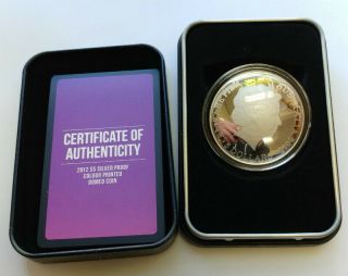 Rare 2012 Australia Southern Sky Crux Proof $5 1 Ozt.  999 Fine Silver Domed Coin
