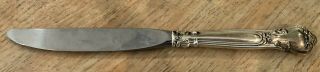 Gorham Sterling Silver Chantilly Pattern Hollow Handled Dinner Knife - No Mono