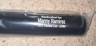 Manny Ramirez Rare Game Issued Uncracked Marucci Bat Indians Red Sox Dodgers