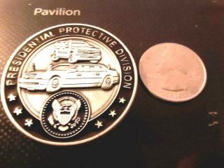 Very Rare U.  S.  Secret Service Presidential Transportation Challenge Coin