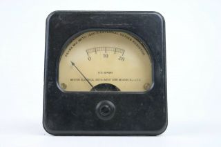Weston Vintage Panel Meter Range 0 To 20 Unspecified Units Model 301 Ks - 9490