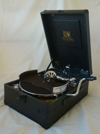 Hmv 102 Gramophone With Rare Record Holder World Wide Post