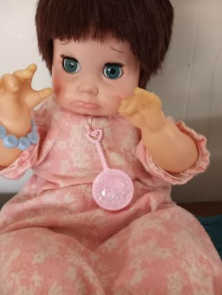 Vintage Eegee Baby Doll Pouty Face 13 " 1970s