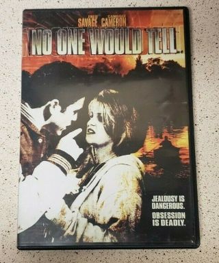 No One Would Tell (dvd,  2006) Fred Savage Candace Cameron Bure.  Rare Oop R1 Us