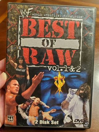 Wwf Best Of Raw Volume 1 & 2 Dvd Set Rare Out Of Print
