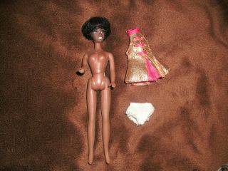 1970 Rare Topper Dawn African American Dale Doll Wearing Majorette Kip Outfit