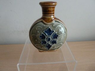 Rare Royal Doulton Lambeth Stoneware Scent Bottle