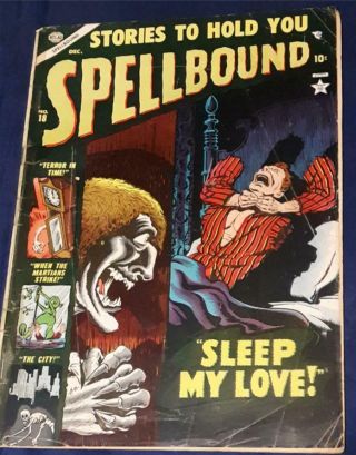 Marvel (atlas) Comics Stories To Hold You Spellbound 18 Good Golden Age Rare