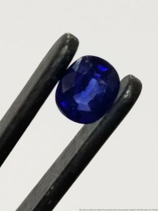 Rare GIA Antique Oval Royal Blue Loose Sapphire From Madagascar Ready for Mount 2