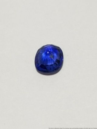 Rare GIA Antique Oval Royal Blue Loose Sapphire From Madagascar Ready for Mount 4