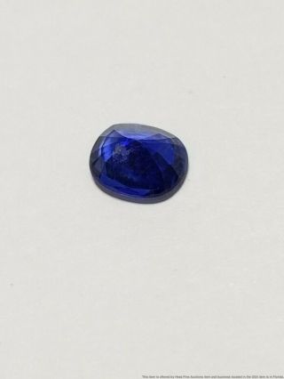 Rare GIA Antique Oval Royal Blue Loose Sapphire From Madagascar Ready for Mount 5