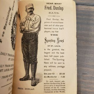 Authentic 1888 Reach ' s Official American Association Baseball Guide - RARE 3