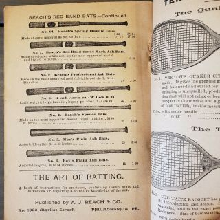 Authentic 1888 Reach ' s Official American Association Baseball Guide - RARE 5
