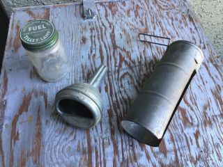 Vintage Old Syle Nos Tilley Lamp Items Funnel Bottle Other