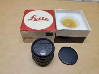 Rare Vintage Leitz Summicron - R 1:2/50 Camera Lens For Leica R