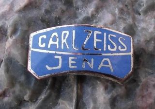 Antique Fc Carl Zeiss Jena Camera Firm East German Ddr Football Sports Pin Badge