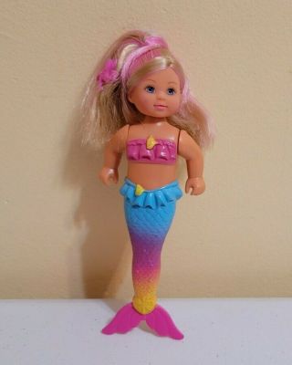 Vintage Simba - Toy Sweet Sea Mermaid 6 " Blonde Wind Up Doll