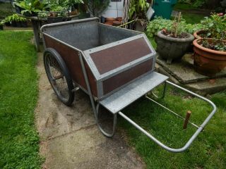 Rare Model True Vintage Garden Way Rolling Garden Dump Cart