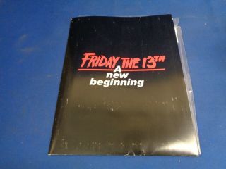 Rare 1985 Friday The 13th: A Beginning Press Kit W/ Photos Horror Film