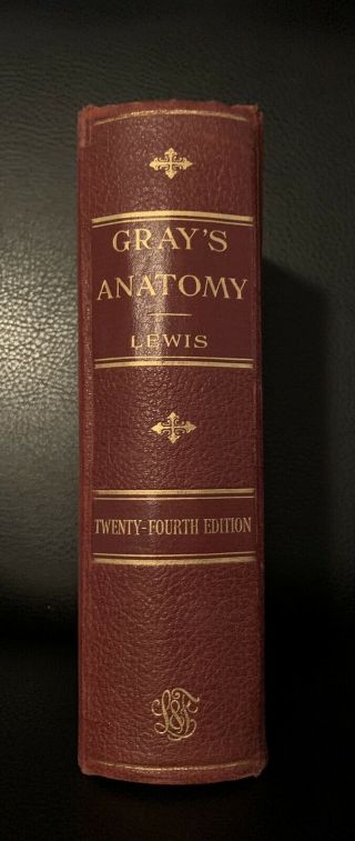 Gray’s Anatomy 24th Edition.  1942.  Rare.  Vintage