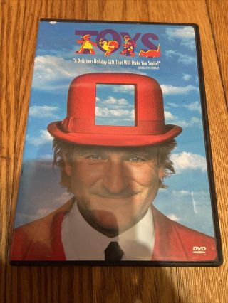 Toys Dvd Rare Oop 1992 Robin Williams Cult Classic Fantasy Comedy Usa