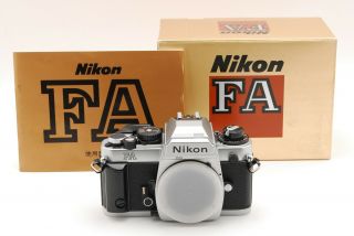 【almost Rare Boxed】nikon Fa 35mm Slr Camera Body From Japan - 2487