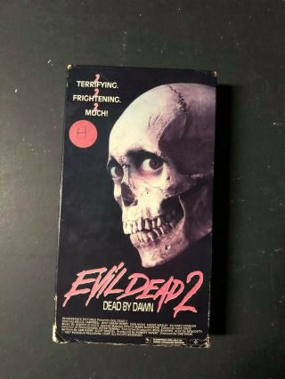 Evil Dead 2 Vestron Horror Sov Slasher Vhs Big Box Oop Rare Slip Htf