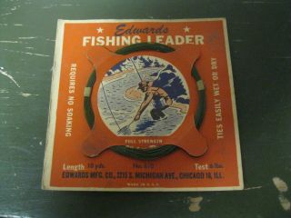 Vintage Fly Line Leader Assortment Berkley,  Sea King,  Edwards,  Hicolon,  Fispo