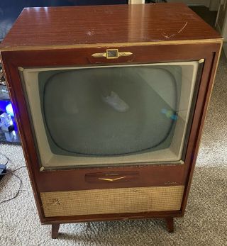 Vintage & Rare Rca Victor Console Television Tv Deluxe Model 21 - D - 645