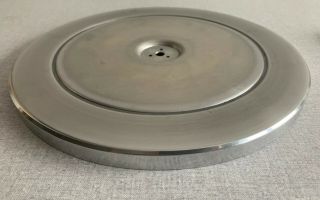 Rare Vintage Thorens Td 124 Aluminium Top Platter
