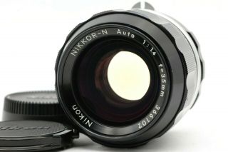 [rare Mint] Nikon Nikkor N Auto 35mm F1.  4 F Mount Non - Ai Mf Wide Lens From Japan