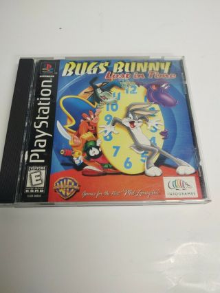  ❤️ bugs Bunny: Lost In Time Ps1 Playstation 1 Psx,  Psone Game Rare,  Missing Bac