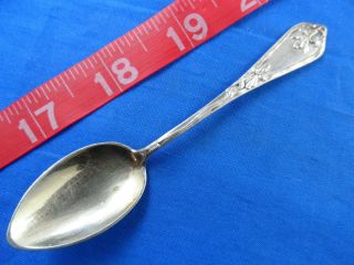Antique Germany 800/1000 Silver Coffee Spoon 4 - 1/4 " Demitasse