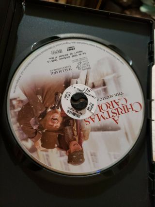 Hallmark - A Christmas Carol The Musical DVD - Kelsey Grammer as Scrooge - RARE 3